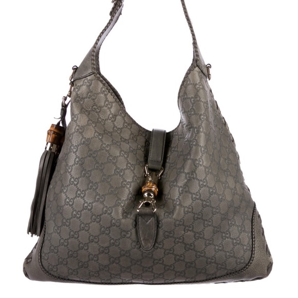 Grey Guccissima leather Gucci Large Jackie bag - Picture 2 of 4